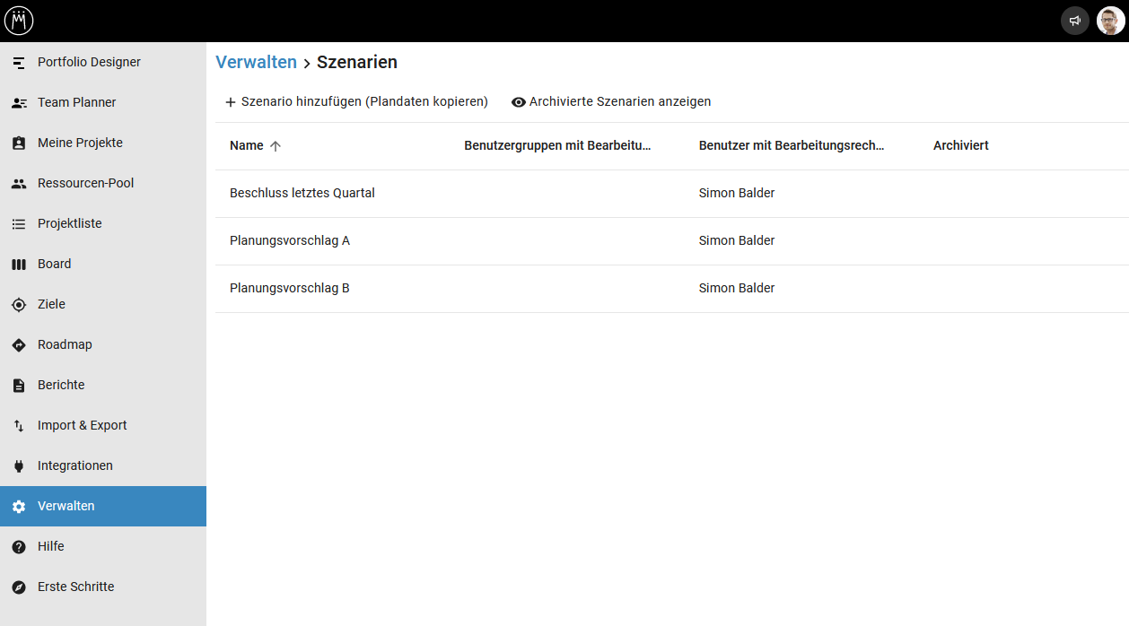 Szenarien in Meisterplan - Uebersicht - VerwaltenSzenarienDE.png
