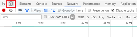 Device Toolbar in Chrome