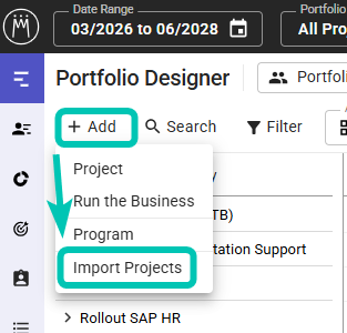 Add Import Projects.png