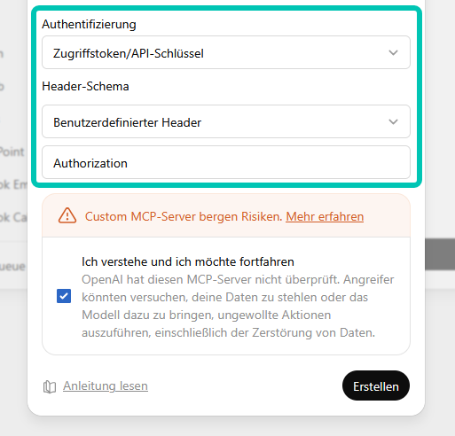 ChatGPT_Neuer-Agent_MCP-App_Authentifizierung.png