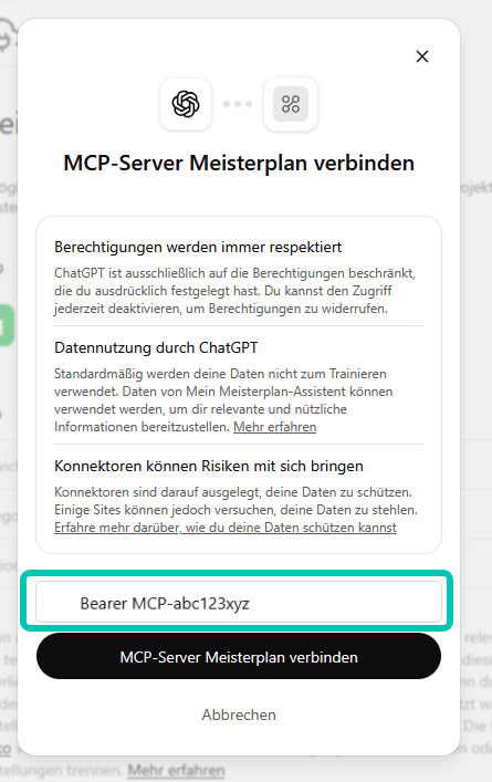 ChatGPT_Neuer-Agent_MCP-App_verbinden_Bsp-API-Token.png