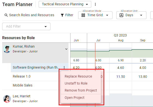 Team Planner - Adding, Editing and Deleting Allocations – Meisterplan ...